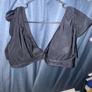 Women black swimsuit